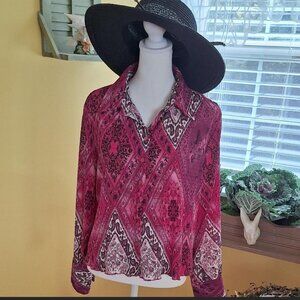 SEPARATES pink blouse